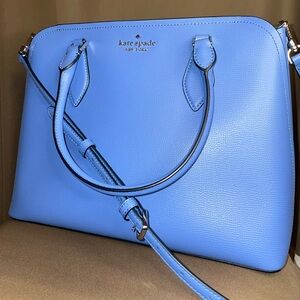 Kate Spade Darcy Large Satchel | Crown Flower Blue 🩵 - “Daphne”